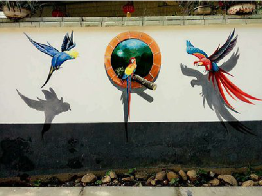 湖口视觉错位-3D墙绘设计