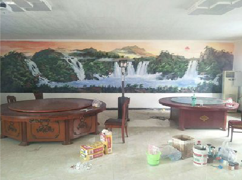 湖口墙绘-写实风景