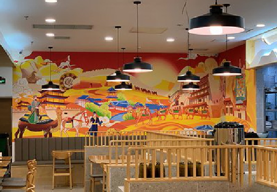 湖口商业空间彩绘介绍。