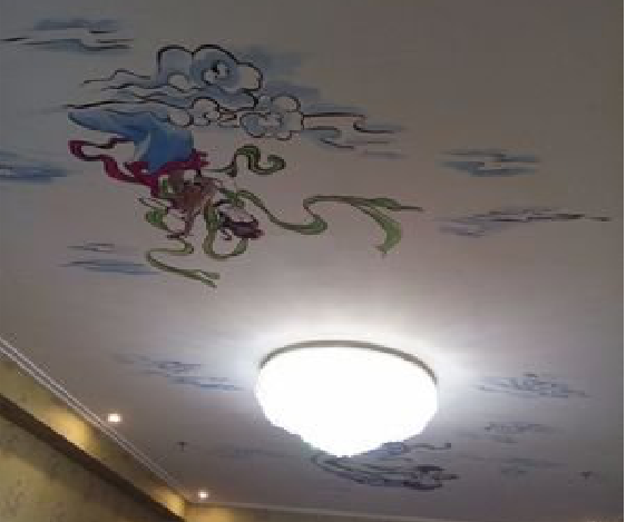 湖口如何快速绘制天花板上的手绘墙？