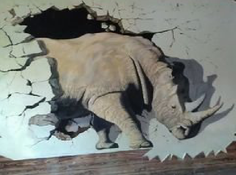 湖口在墙绘中，如何绘制3D效果？